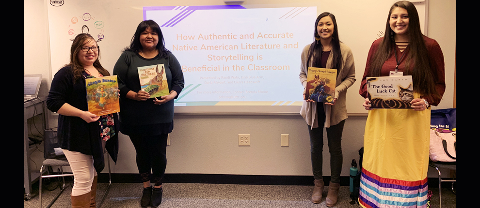 UTTC Teacher Education Students Present on Native American Literature